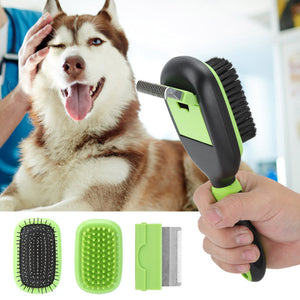 Transform Your Pet's Grooming Routine with the 5-in-1 Grooming Comb Set!