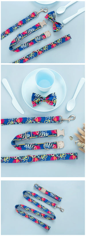 Elevate Your Dog's Style with Our Stylish Dog Collar and Leash Set