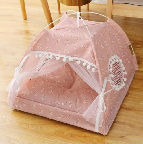 Discover the Comfort of Our Semi-Enclosed Pet Bed