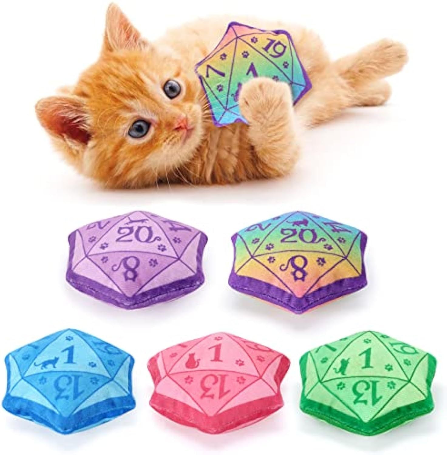 Dice DND Interactive Cat Toy