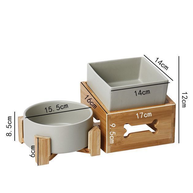 High Stand Ceramic Pet Bowl