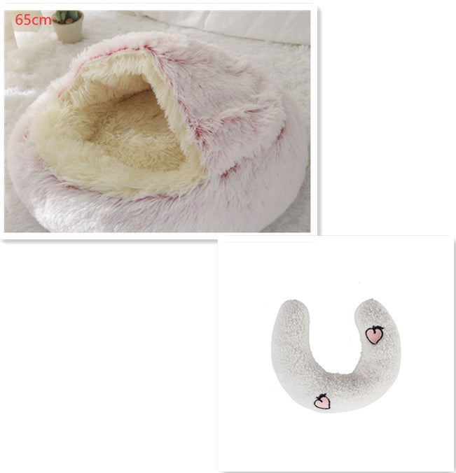 Pet Winter Bed Round Plush
