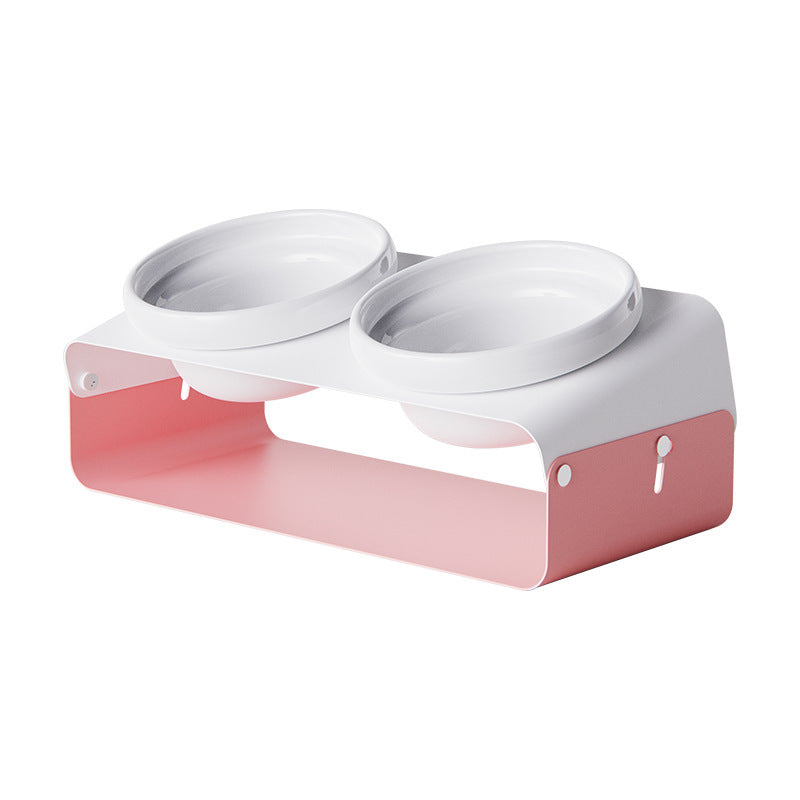Pet Ceramic Double Bowl