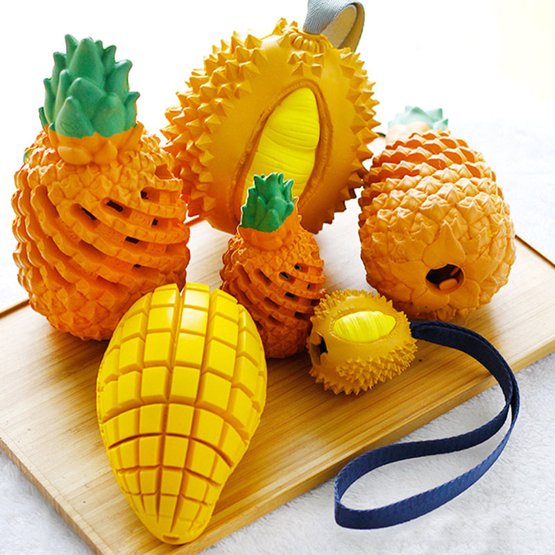 Funny Fruits Shape Dog Toy