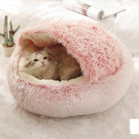 Pet Winter Bed Round Plush