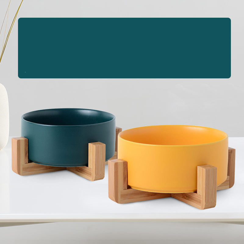 Double Bowl Ceramic Bowl