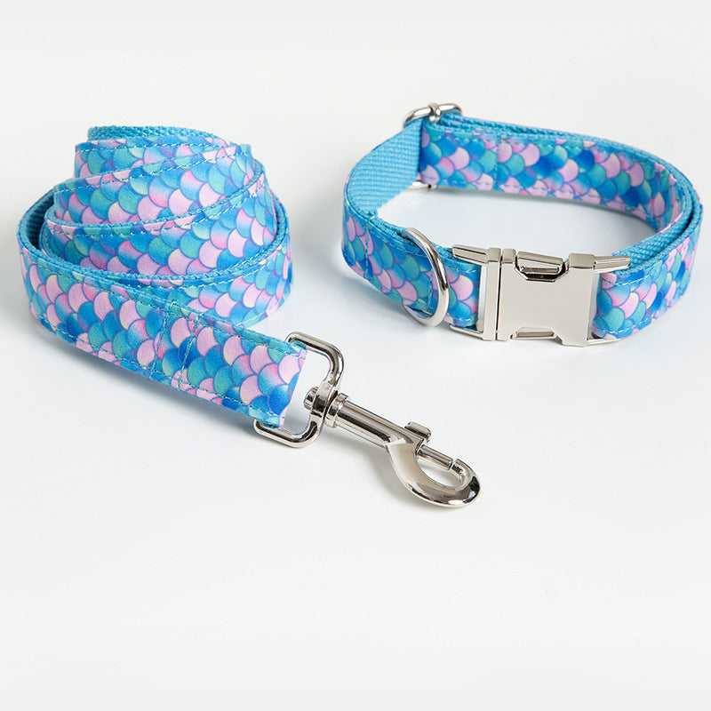 Mermaid Pet Collar Leash