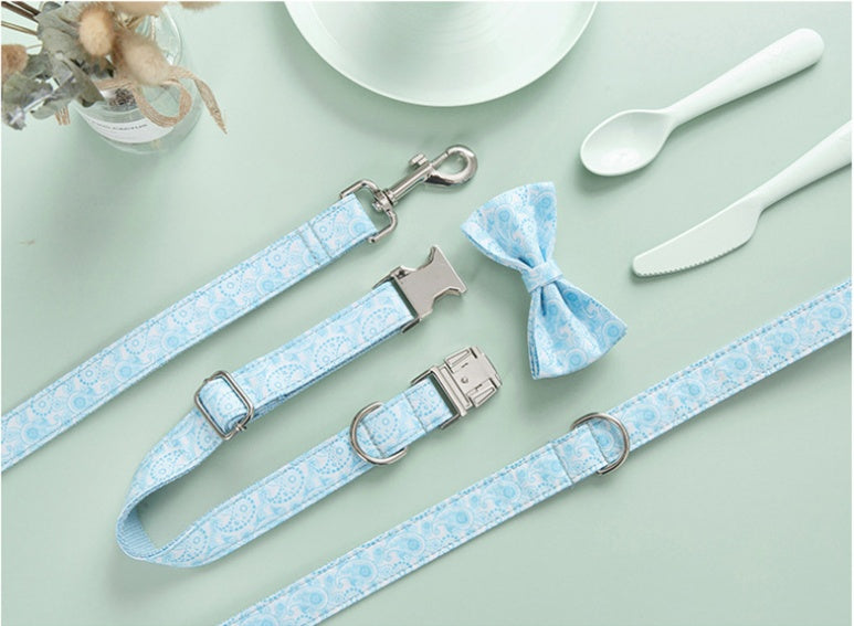 Paisley Pet Collar Leash Set