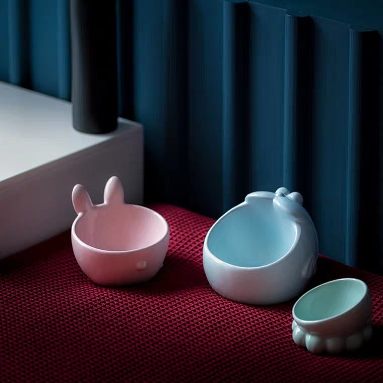 Pet bowl ceramic food bowl