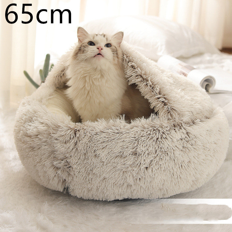 Pet Winter Bed Round Plush