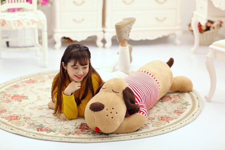 Dog short plush toy
