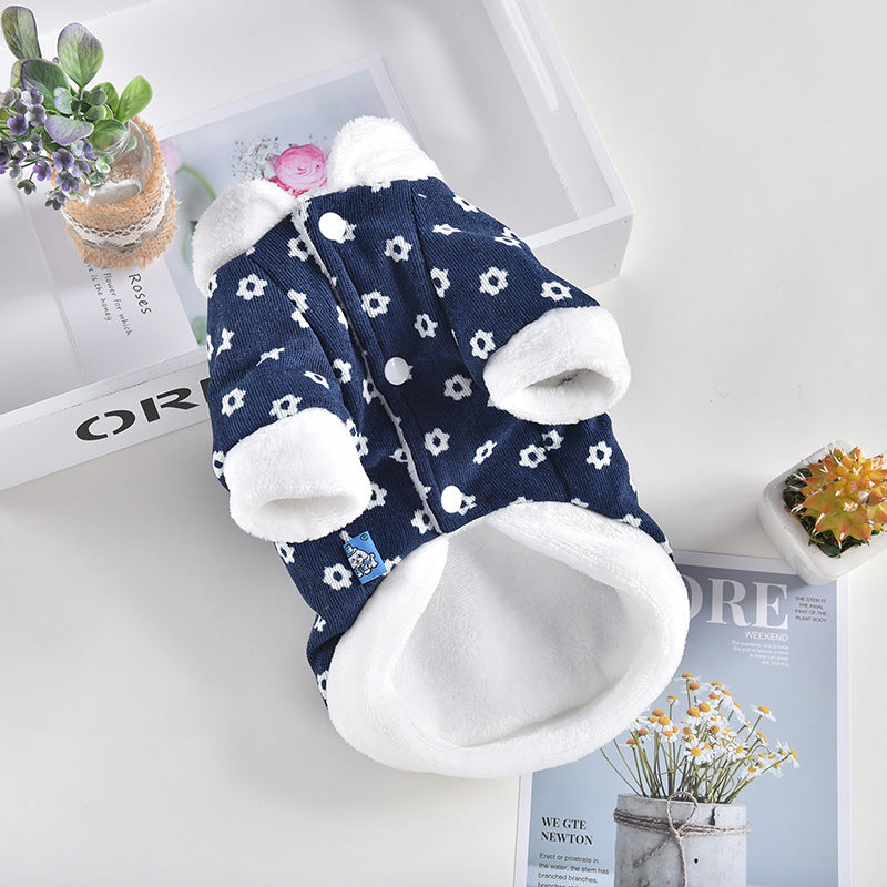 Padded Winter Dog Cotton Coat