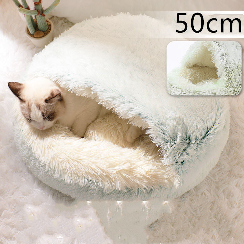 Pet Winter Bed Round Plush