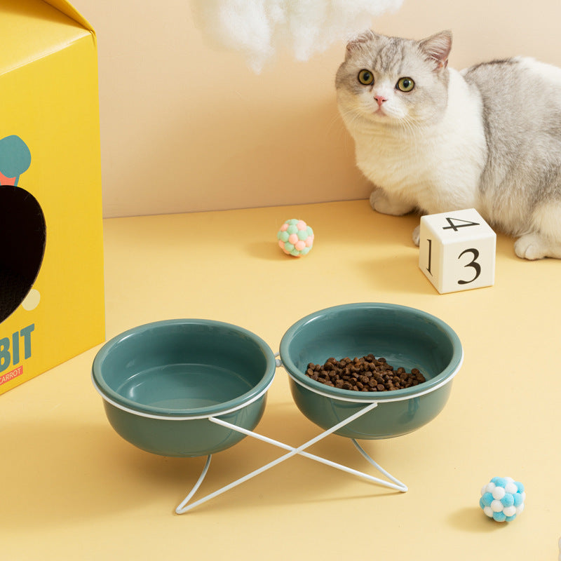 Pet Ceramic Bowl Food Basin