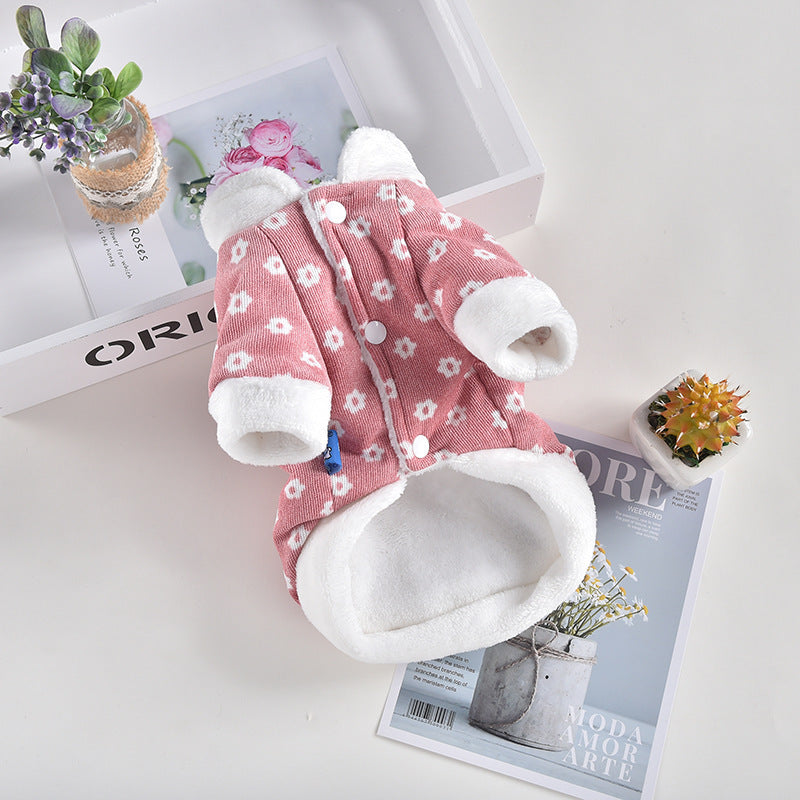 Padded Winter Dog Cotton Coat