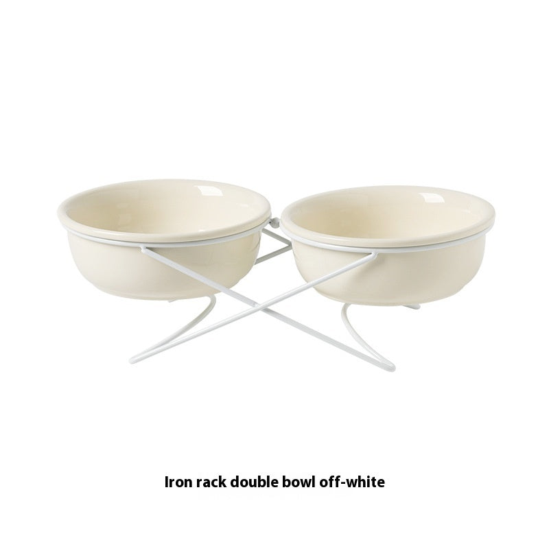 Pet Ceramic Bowl Food Basin