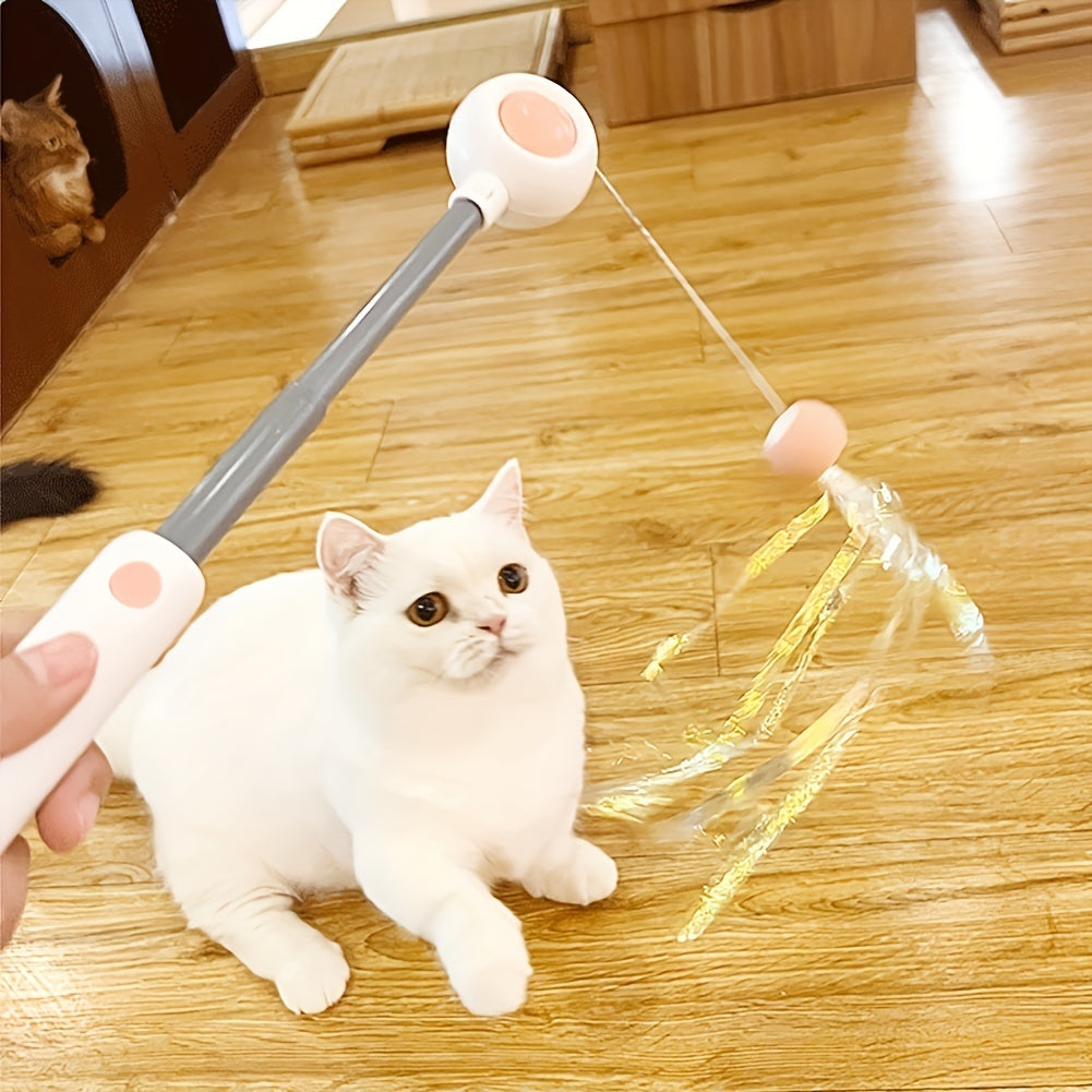 Retractable Cat Wand Toy