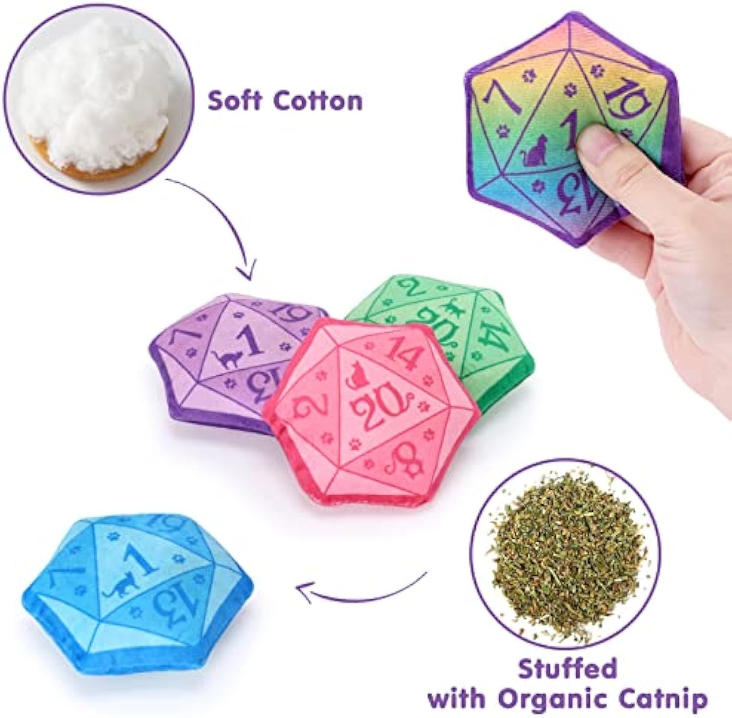 Dice DND Interactive Cat Toy