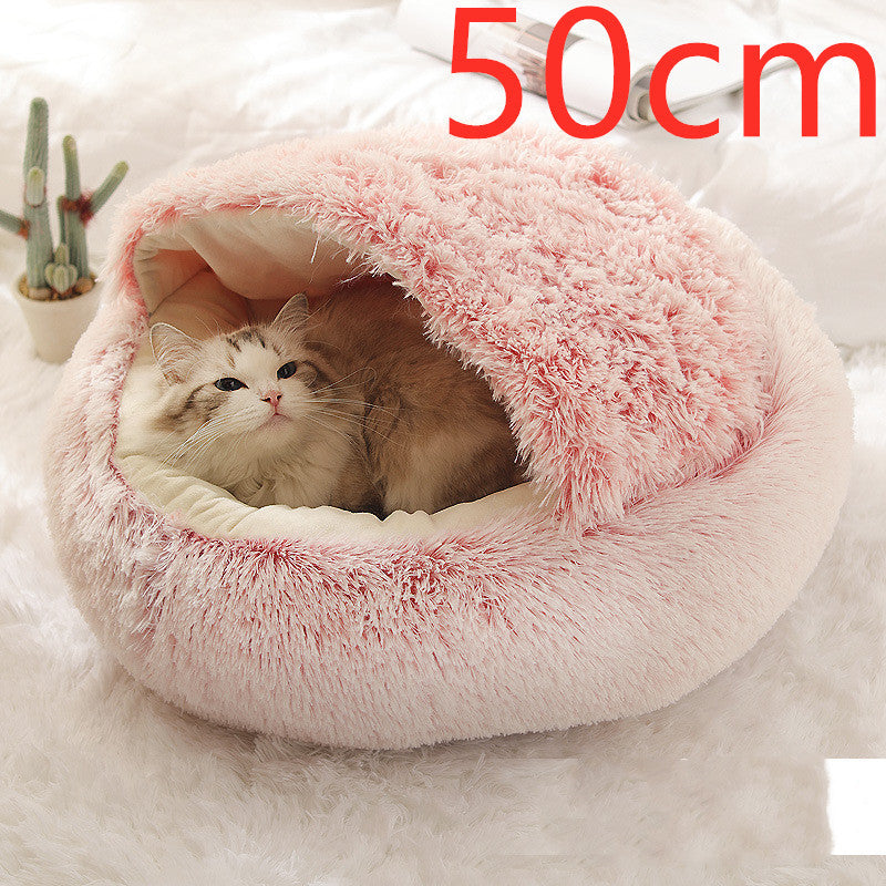 Pet Winter Bed Round Plush