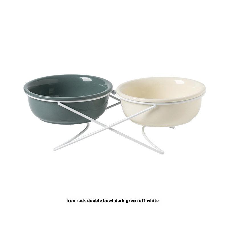 Pet Ceramic Bowl Food Basin