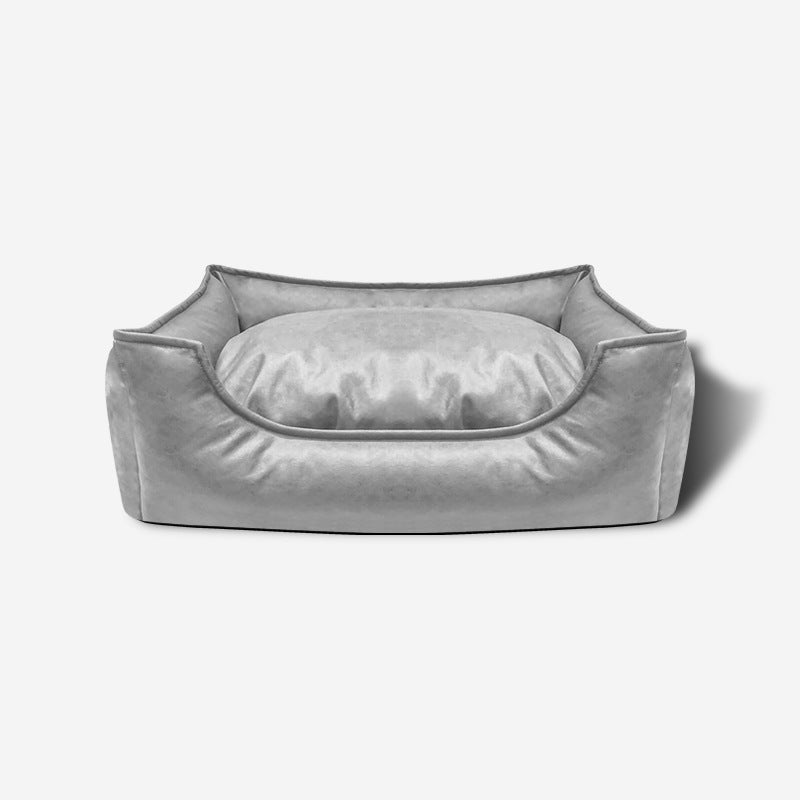 Leather Faux Pet Bed