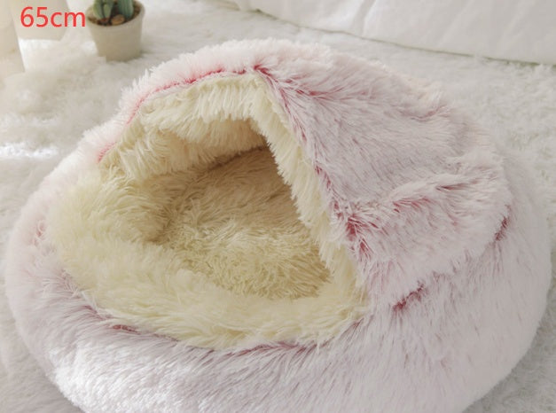 Pet Winter Bed Round Plush