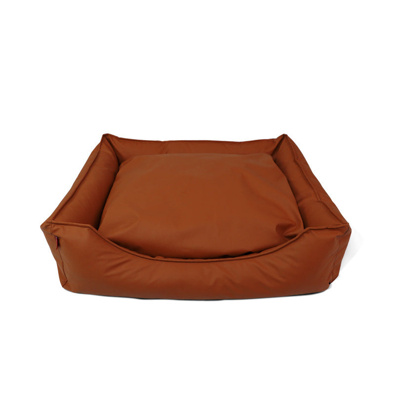 Leather Faux Pet Bed