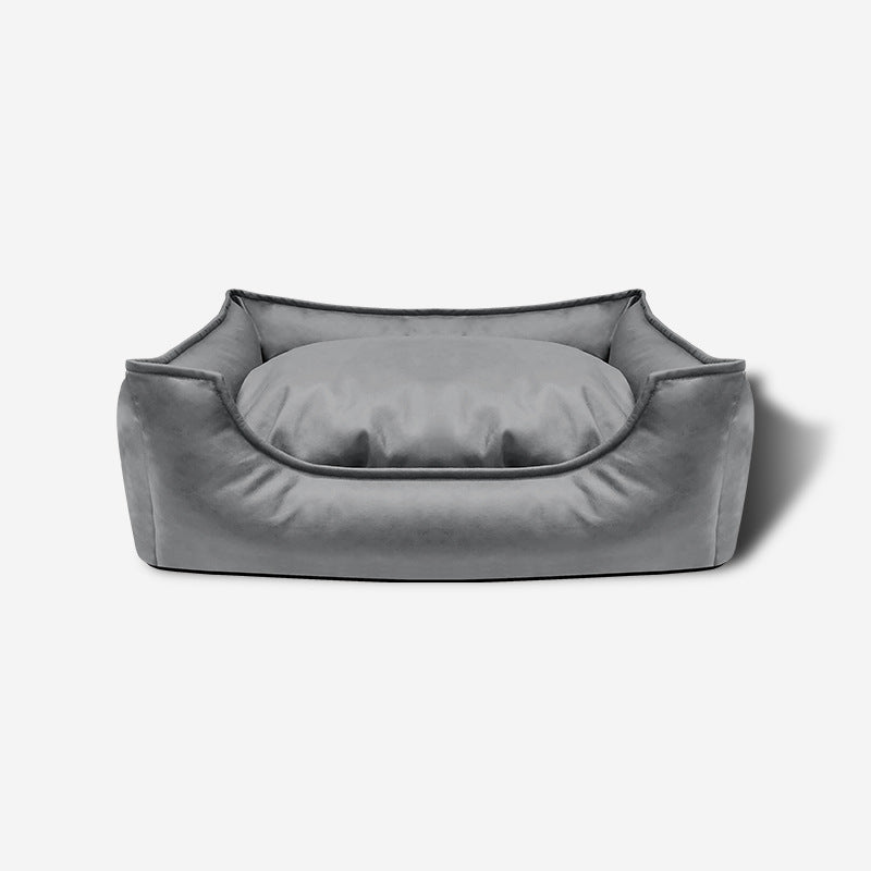 Leather Faux Pet Bed