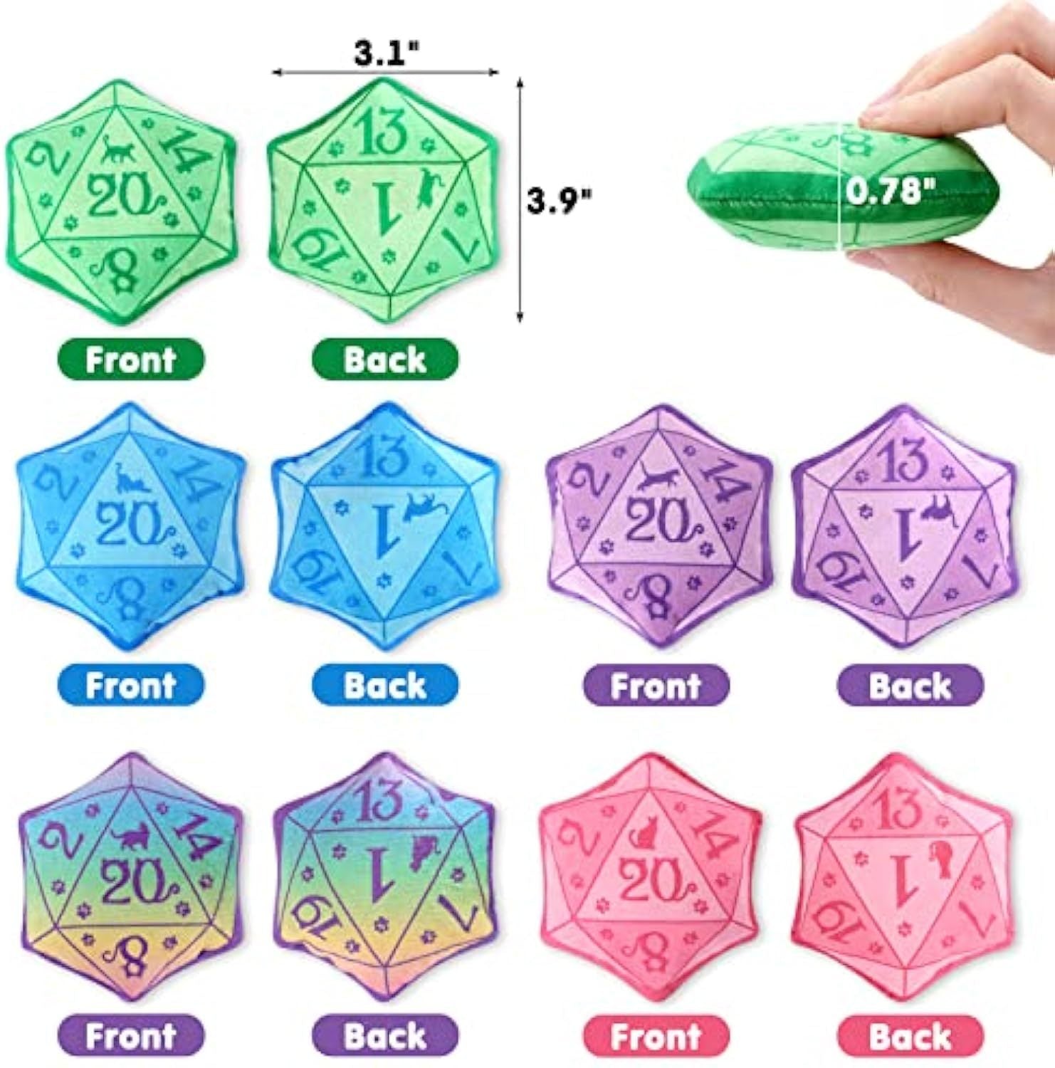 Dice DND Interactive Cat Toy