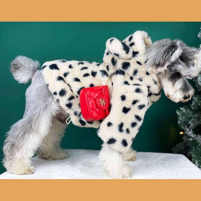Dog Clothes Thickened Plush Coat