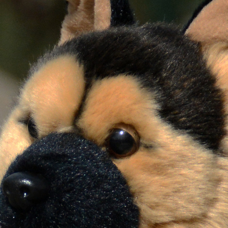 Simulated Big Wolf Dog Plush Toy