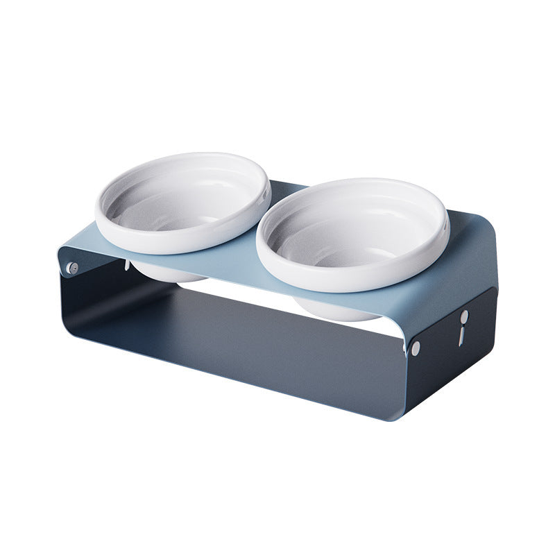 Pet Ceramic Double Bowl