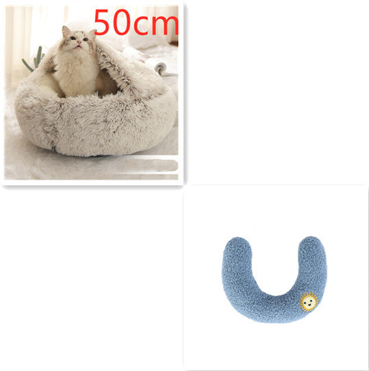 Pet Winter Bed Round Plush