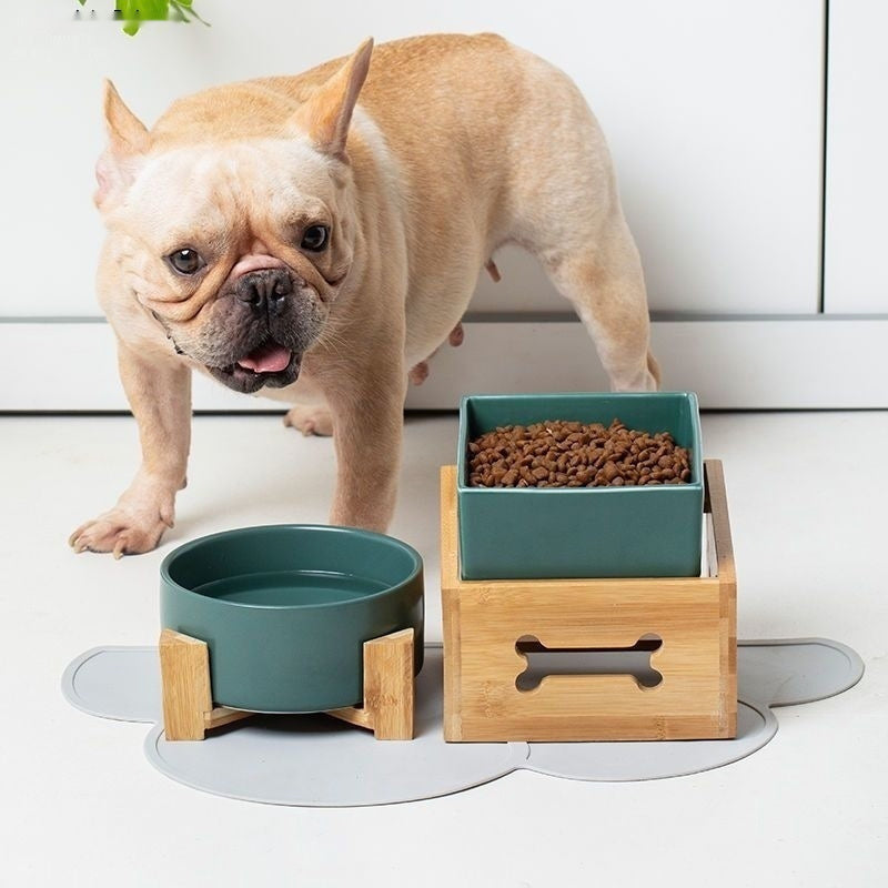 High Stand Ceramic Pet Bowl