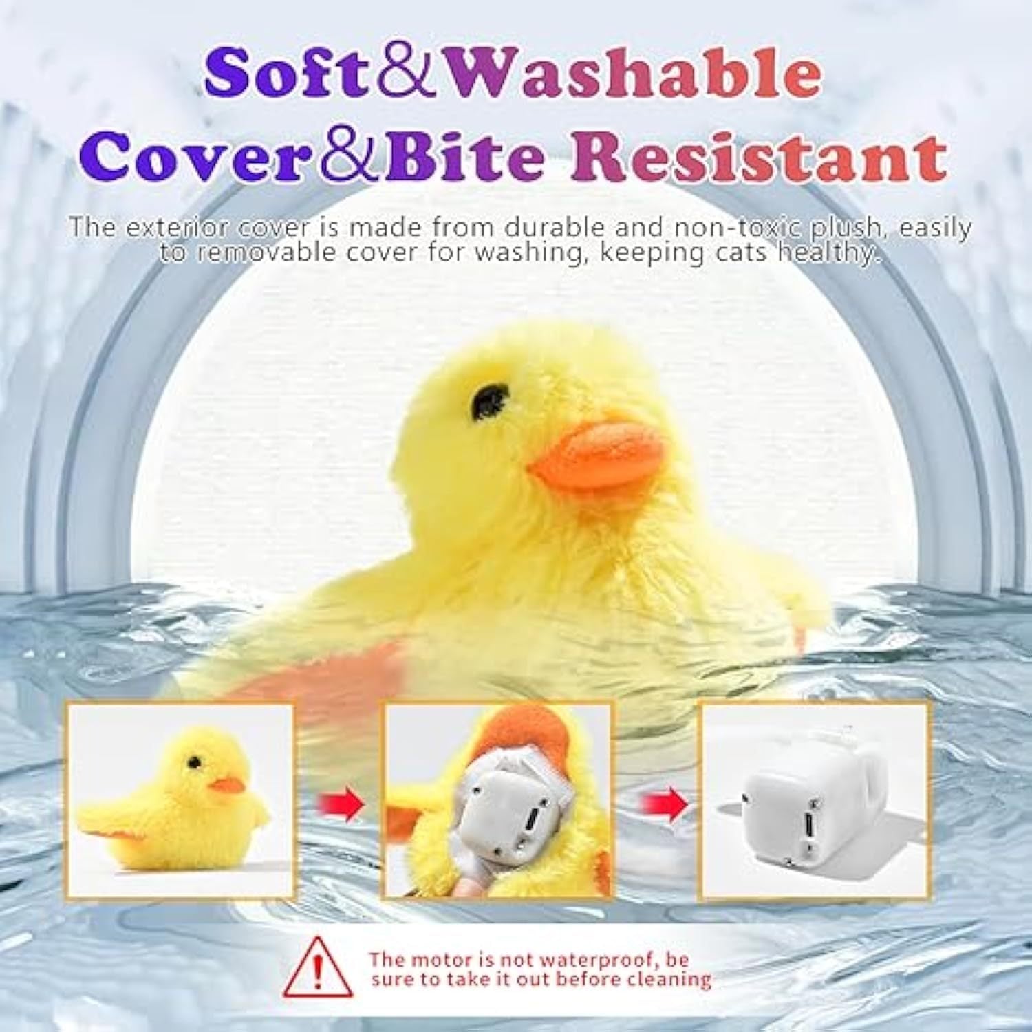 Cat Catnip Toys Beating WingRecs Duck