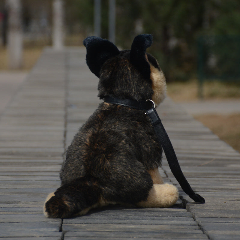 Simulated Big Wolf Dog Plush Toy