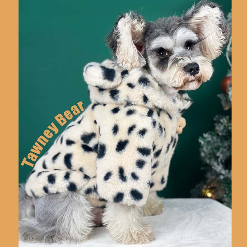 Dog Clothes Thickened Plush Coat