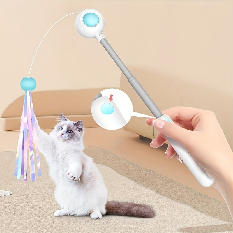 Retractable Cat Wand Toy
