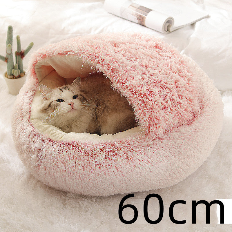 Pet Winter Bed Round Plush