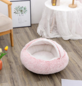 Pet Winter Bed Round Plush