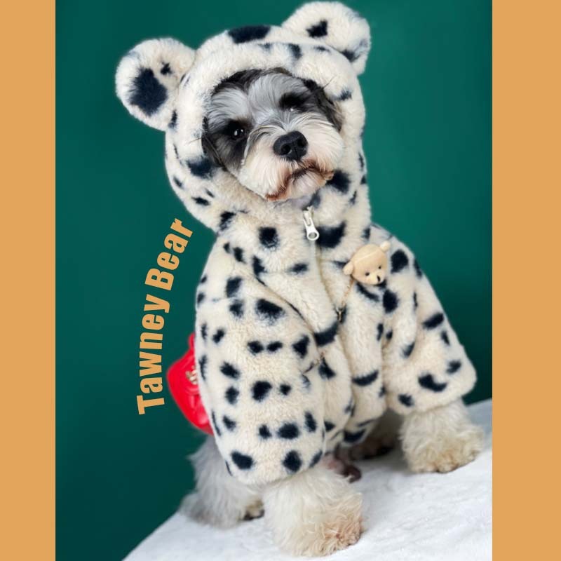 Dog Clothes Thickened Plush Coat