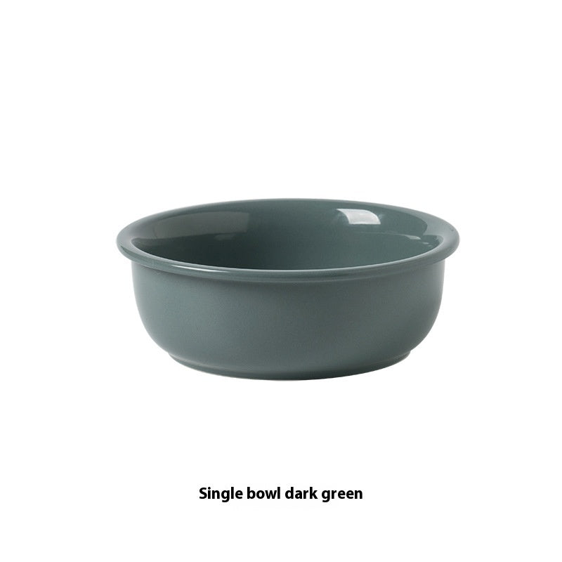 Pet Ceramic Bowl Food Basin